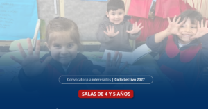 Abrimos las preinscripciones para el Nivel Inicial 2027
